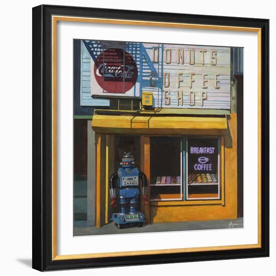 Blue Zeroid-Eric Joyner-Framed Giclee Print