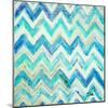 Blue Zig Zag-Patricia Pinto-Mounted Art Print