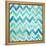 Blue Zig Zag-Patricia Pinto-Framed Stretched Canvas