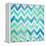 Blue Zig Zag-Patricia Pinto-Framed Stretched Canvas