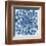 Blue Zinnia-Cathe Hendrick-Framed Art Print