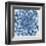 Blue Zinnia-Cathe Hendrick-Framed Art Print