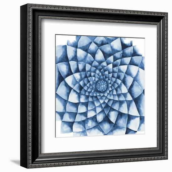 Blue Zinnia-Cathe Hendrick-Framed Art Print