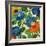 Blue Zinnias-Kim Parker-Framed Giclee Print