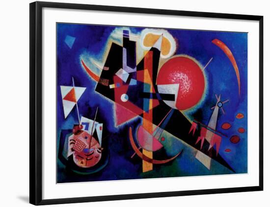 Blue-Wassily Kandinsky-Framed Art Print