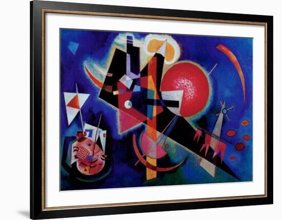 Blue-Wassily Kandinsky-Framed Art Print