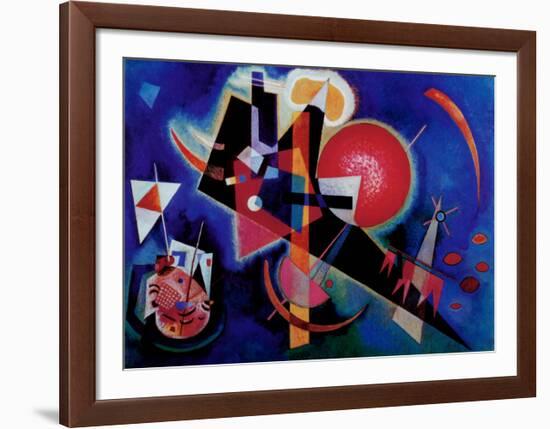 Blue-Wassily Kandinsky-Framed Art Print