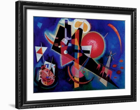 Blue-Wassily Kandinsky-Framed Art Print