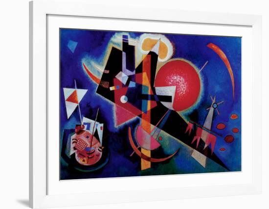 Blue-Wassily Kandinsky-Framed Art Print