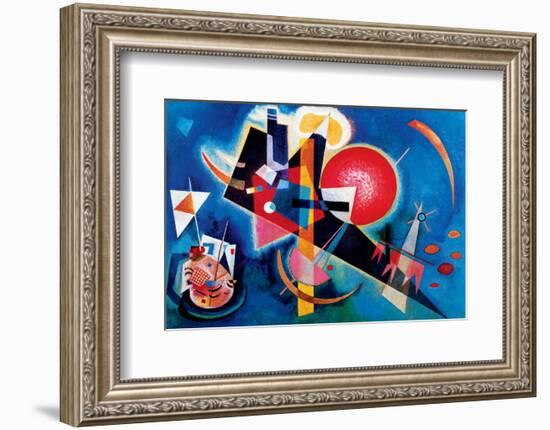 Blue-Wassily Kandinsky-Framed Premium Giclee Print