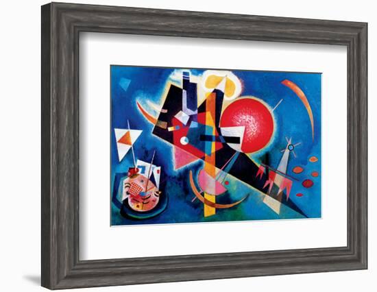 Blue-Wassily Kandinsky-Framed Premium Giclee Print