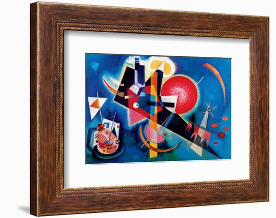 Blue-Wassily Kandinsky-Framed Premium Giclee Print