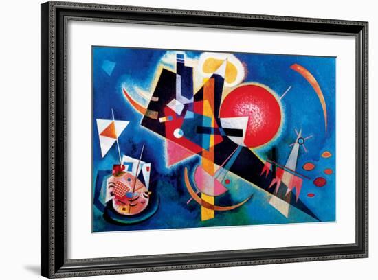 Blue-Wassily Kandinsky-Framed Premium Giclee Print