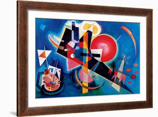 Blue-Wassily Kandinsky-Framed Premium Giclee Print