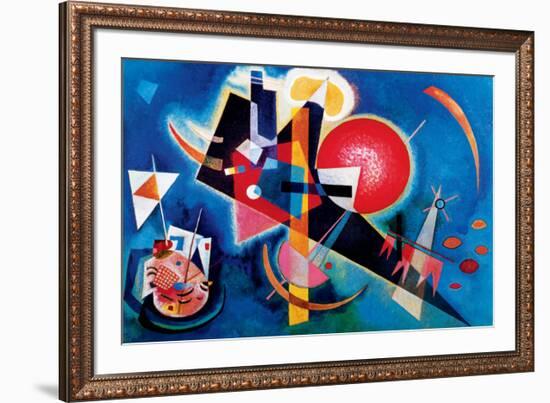 Blue-Wassily Kandinsky-Framed Premium Giclee Print