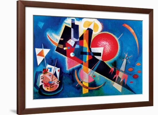 Blue-Wassily Kandinsky-Framed Premium Giclee Print