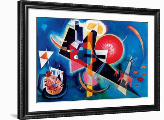 Blue-Wassily Kandinsky-Framed Premium Giclee Print