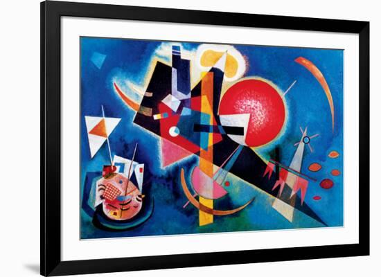 Blue-Wassily Kandinsky-Framed Premium Giclee Print