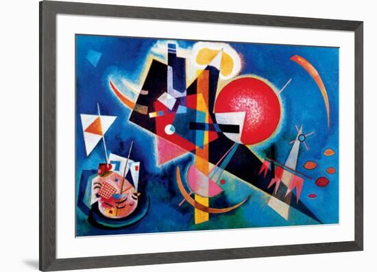 Blue-Wassily Kandinsky-Framed Premium Giclee Print