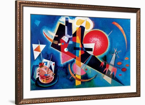 Blue-Wassily Kandinsky-Framed Premium Giclee Print