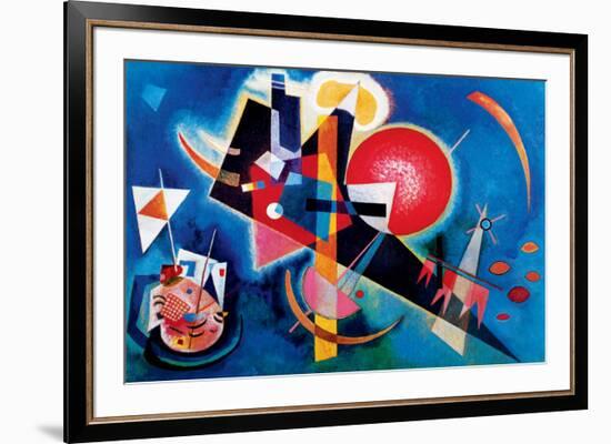 Blue-Wassily Kandinsky-Framed Premium Giclee Print