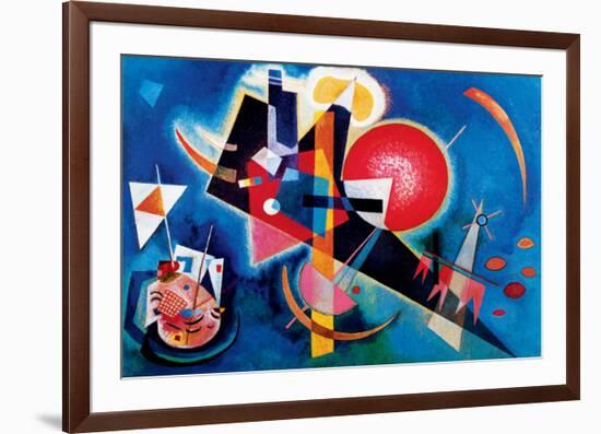 Blue-Wassily Kandinsky-Framed Premium Giclee Print