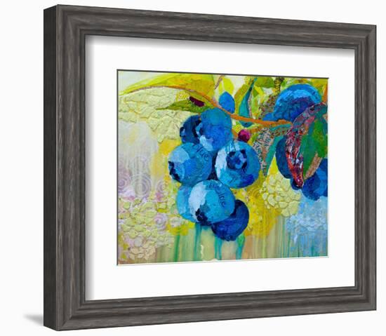 Blue-null-Framed Art Print