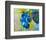 Blue-null-Framed Art Print