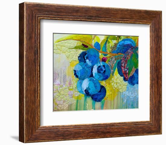 Blue-null-Framed Art Print