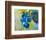 Blue-null-Framed Art Print