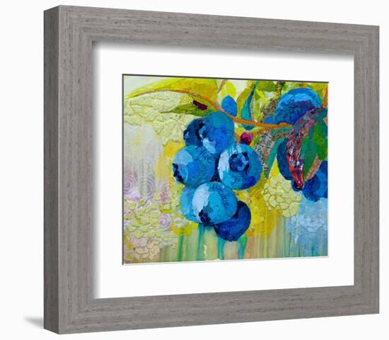 Blue-null-Framed Art Print