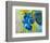 Blue-null-Framed Art Print