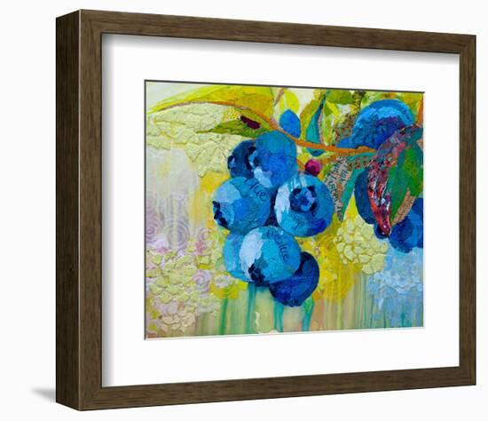 Blue-null-Framed Art Print