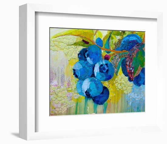 Blue-null-Framed Art Print