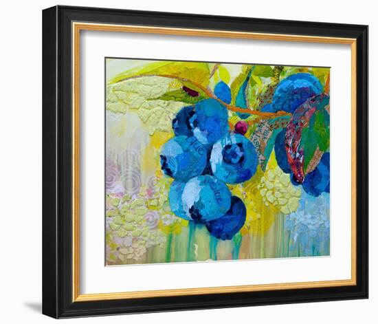 Blue-null-Framed Art Print