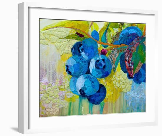 Blue-null-Framed Art Print