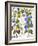 Bluebell And Morning Glory-Besler Basilius-Framed Giclee Print