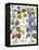 Bluebell And Morning Glory-Besler Basilius-Framed Premier Image Canvas