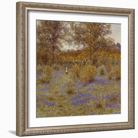 Bluebell Copse, 1889-Helen Allingham-Framed Giclee Print