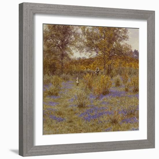 Bluebell Copse, 1889-Helen Allingham-Framed Giclee Print