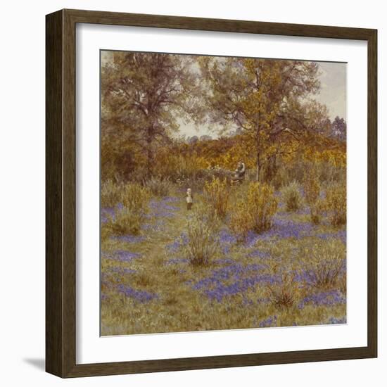 Bluebell Copse, 1889-Helen Allingham-Framed Giclee Print