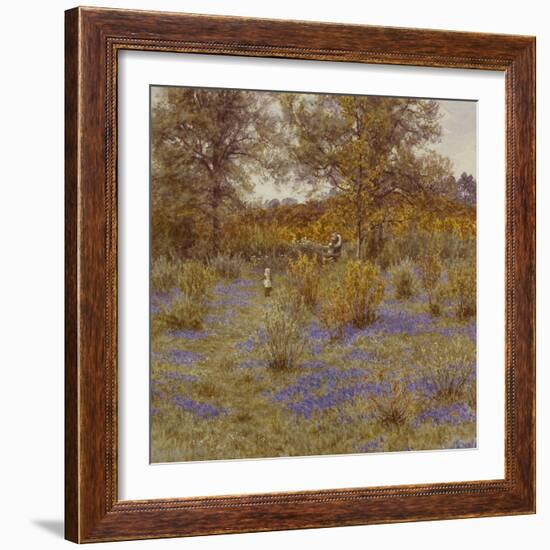 Bluebell Copse, 1889-Helen Allingham-Framed Giclee Print