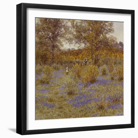 Bluebell Copse, 1889-Helen Allingham-Framed Giclee Print