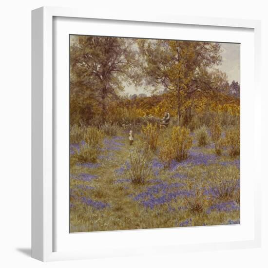 Bluebell Copse, 1889-Helen Allingham-Framed Giclee Print