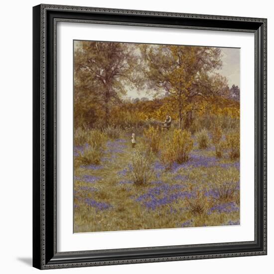 Bluebell Copse, 1889-Helen Allingham-Framed Giclee Print