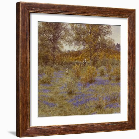 Bluebell Copse-Helen Allingham-Framed Giclee Print