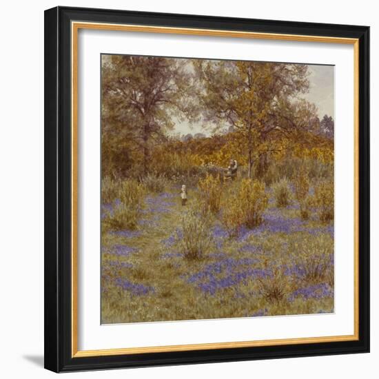 Bluebell Copse-Helen Allingham-Framed Giclee Print