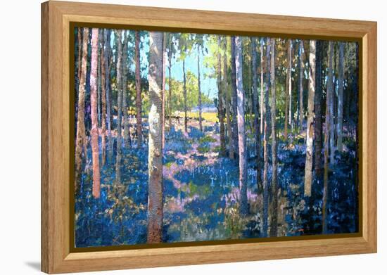 Bluebell Wood, 2009-Martin Decent-Framed Premier Image Canvas