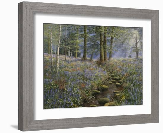 Bluebell Wood-Bill Makinson-Framed Giclee Print