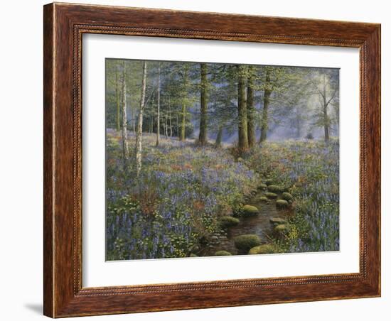 Bluebell Wood-Bill Makinson-Framed Giclee Print